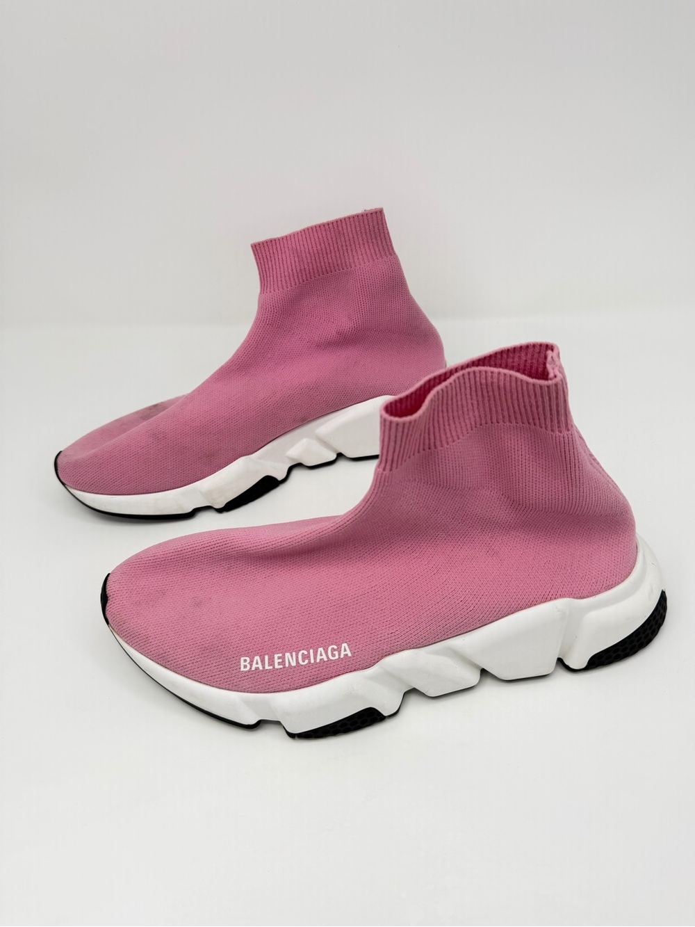Balenciaga Rose Pink Sock-Style Sneakers